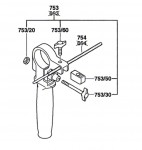 Bosch 0 601 195 042 GSB 18 Percussion Drill 240 V / GB Spare Parts GSB18